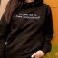 Mikina hoodie „Jsem zločinožrout!“ černá - Velikost: XL
